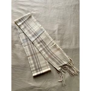 Plaid Cashmere Scarf